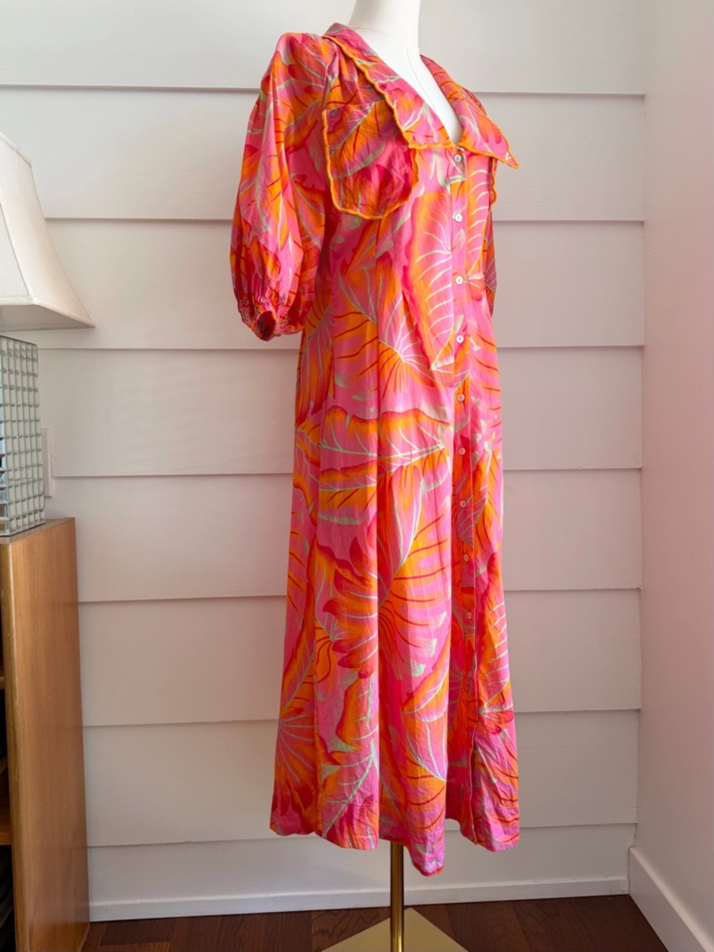 Farm Rio Bright Forest Midi Dress size S - Picture 10 of 16